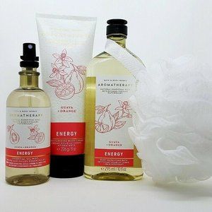 ❗️❗️Bath & Body Energy Guava+Orange Set Body Wash, Body Cream, Oil Mist, Sho…